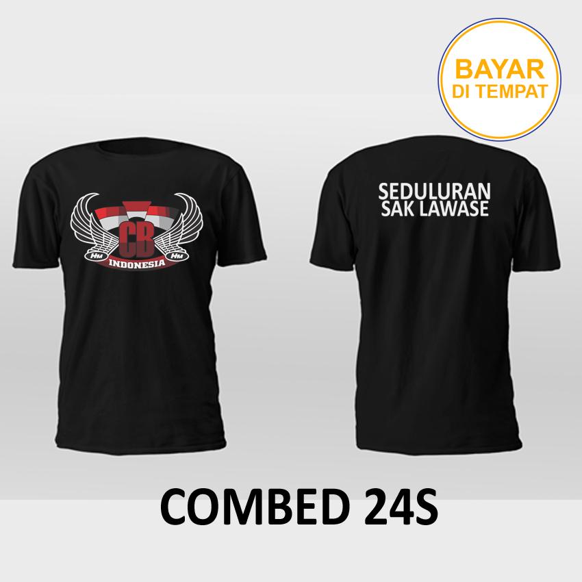 Baju / Kaos / T-Shirt Sport Pria Wanita CB Indonesia Seduluran Sak Lawase