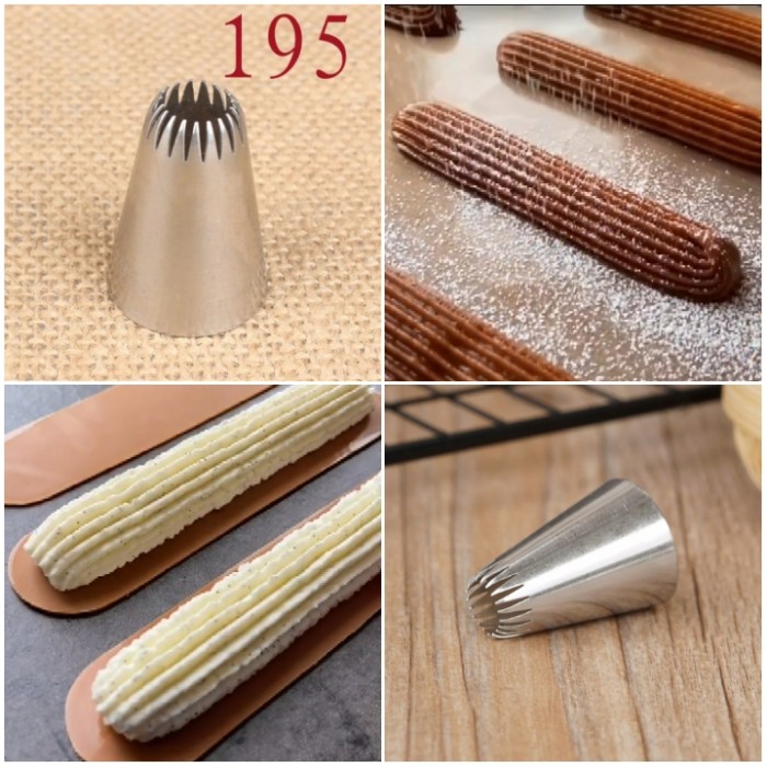 Spuit Wilton Wilton Tip For Eclairs Spuit Import Kue 195 7ft 9ft