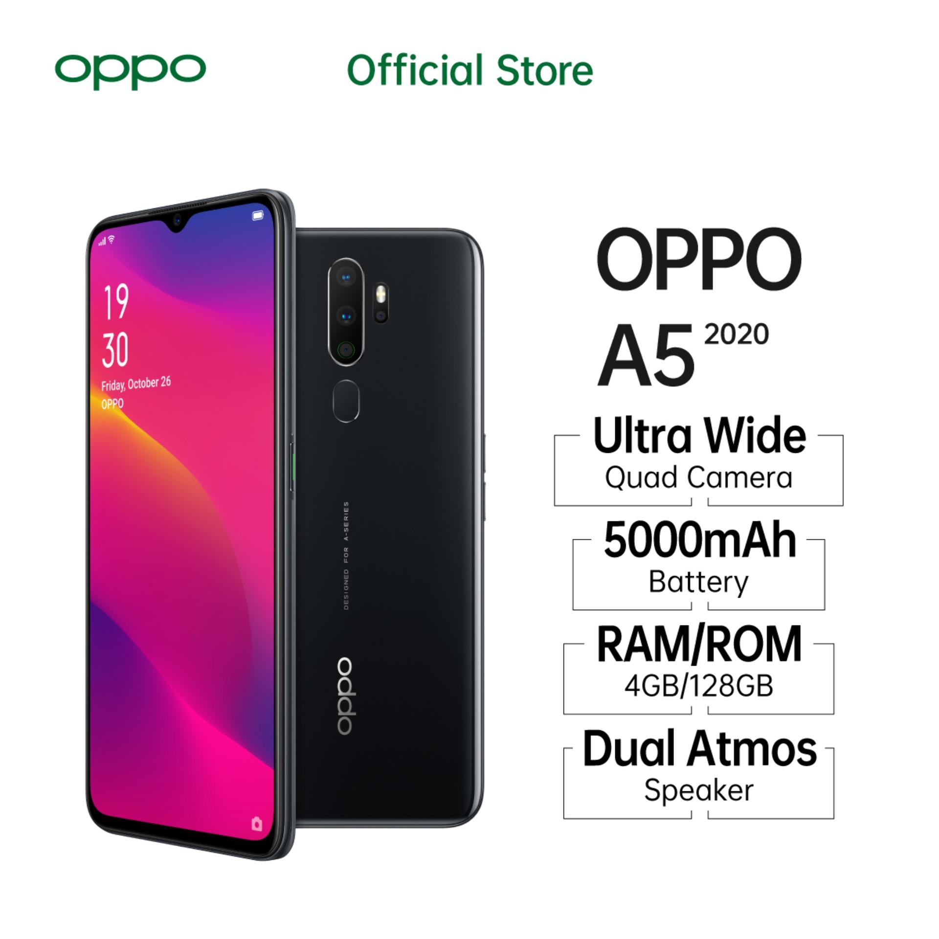 OPPO A5 2020 SMARTPHONE 4GB/128GB ULTRA WIDE QUAD CAMERA, 5000mAh BATTERY (COD, Garansi Resmi, Cicilan 0%, Gratis Ongkir)