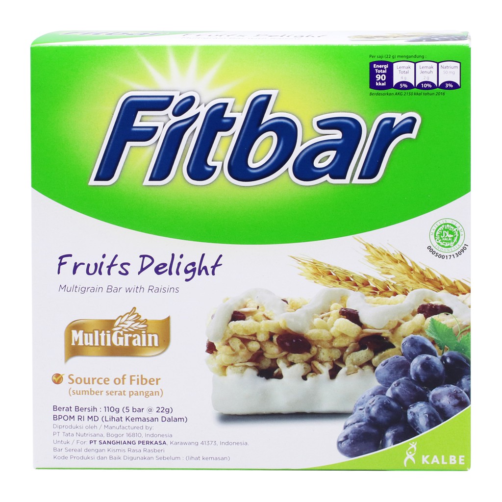 Fitbar Fruit Box Isi 5 Pcs 22 Gram Cemilan Diet Lazada Indonesia