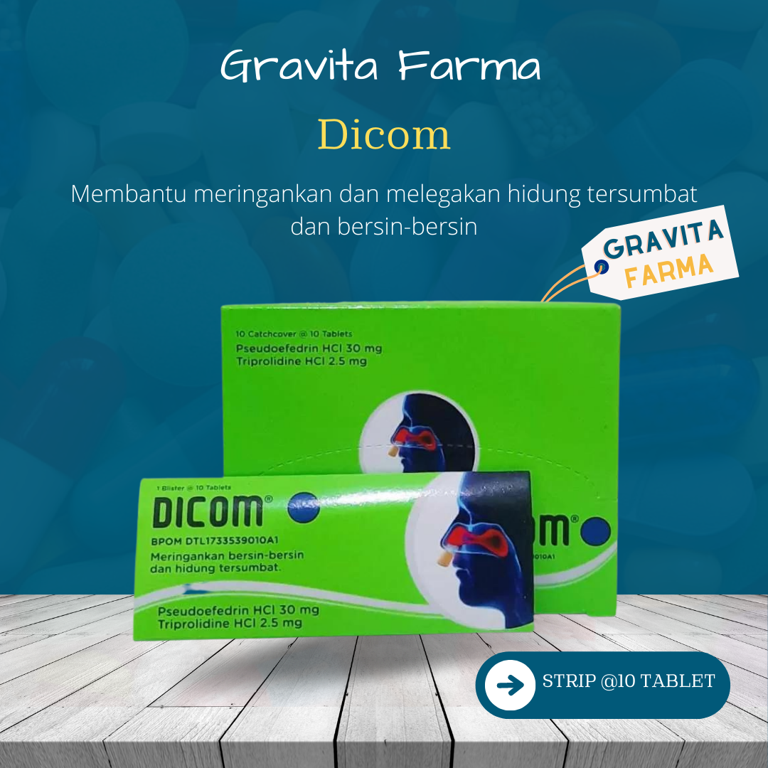 Dicom obat flu jual per strip | Lazada Indonesia