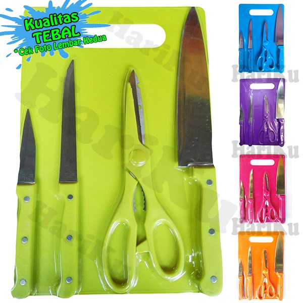 Pisau Set Talenan Pisau Dapur In Piso Dapur Piso Tajam Pisau Murah Knife Piso Talenan Set