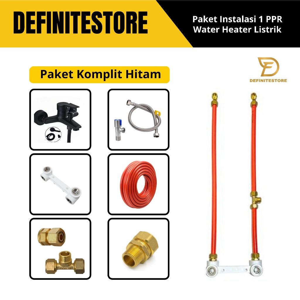 PAKET INSTALASI WATER HEATER KOMPLIT PASANG LISTRIK GAS TANPA