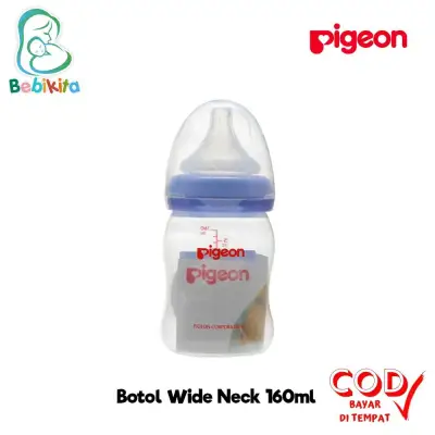 Pigeon Botol Wide Neck 160 ml / Botol Susu Bayi Warna Ungu