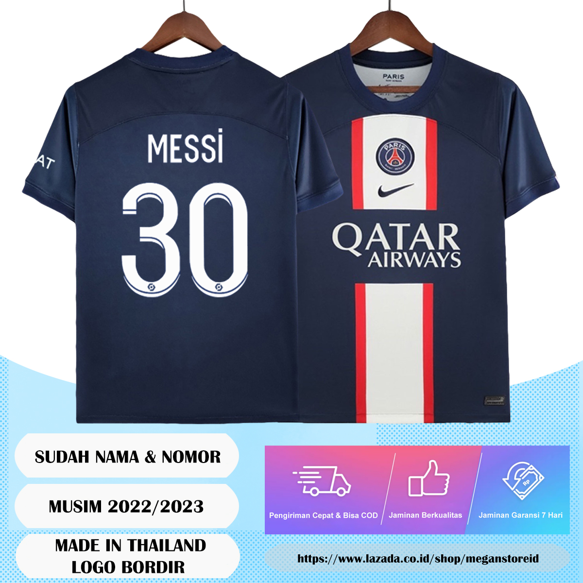 baju jersey messi