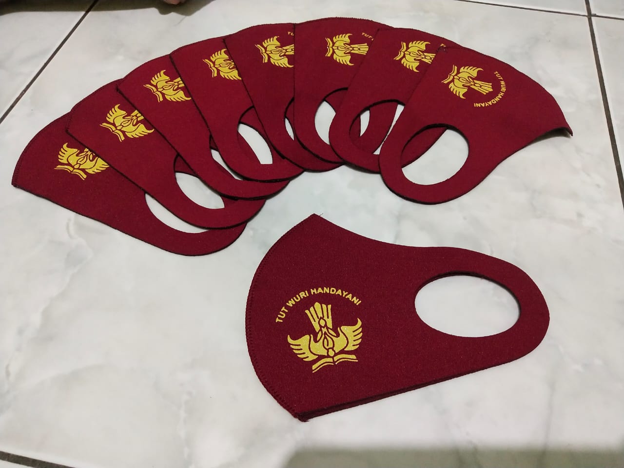 Masker Scuba Custom Sekolah Harga Perlusin Masker Scuba Anak Masker Scuba Masker Sekolah Shopee Indonesia