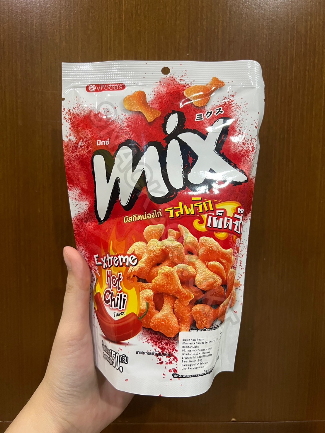 VFOODS MIX BISCUIT STICK HOT CHILI / NORI SEAWEED / ORIGINAL / SPICY