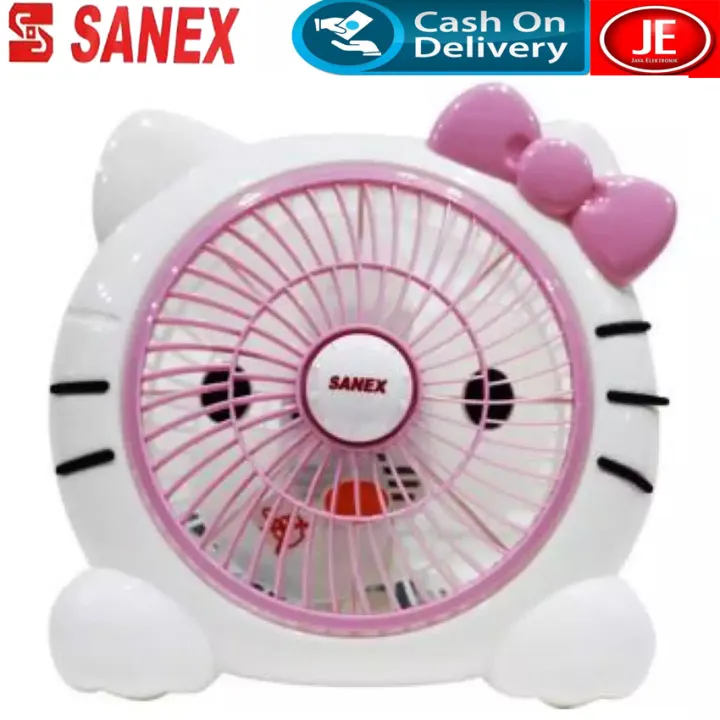 Sanex Kipas Angin Karakter Hello Kitty 8 Inch Garansi Resmi Lazada Indonesia
