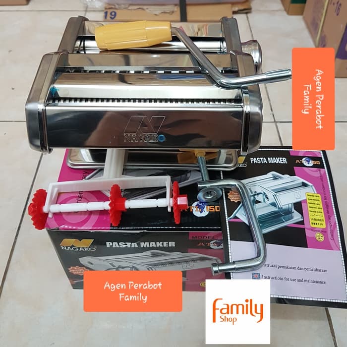 Bisa Cod Gilingan Molen Mie Pasta Maker Tipe Atlas Nagako Stainless Steel Murah Lazada Indonesia