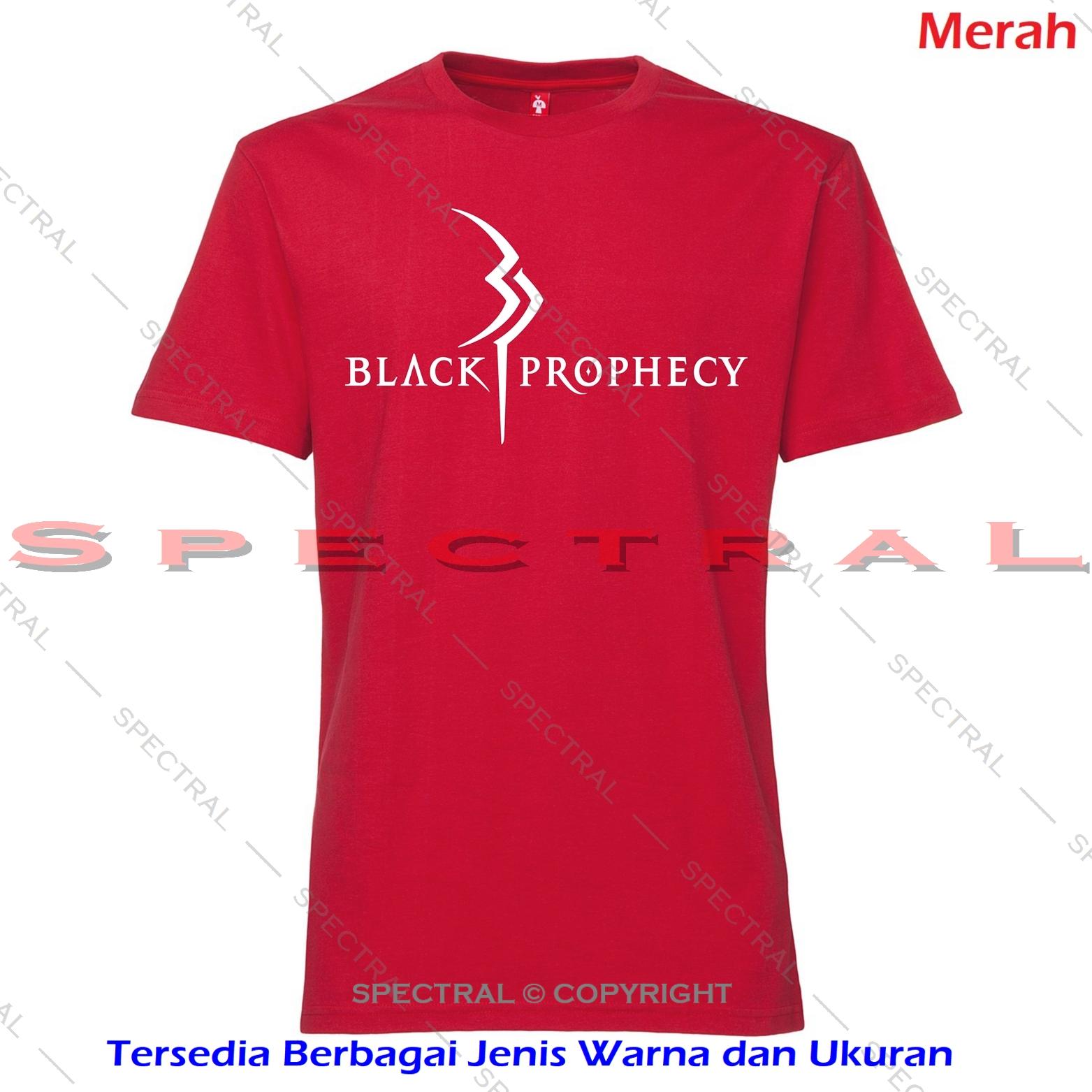 ★ Spectral ★ 21 Warna T-Shirt ★ Kaos Pria / Wanita Distro Ukuran Lengkap Dewasa dan Remaja ★ Sesuai Foto ★ Kaos Distro Sablon BLACK PROPHECY ★ 100% Cotton Combed 30s ★ Kirim Dari Jakarta ★ Bahan Bagus Lembut T-Shirt Distro Bandung