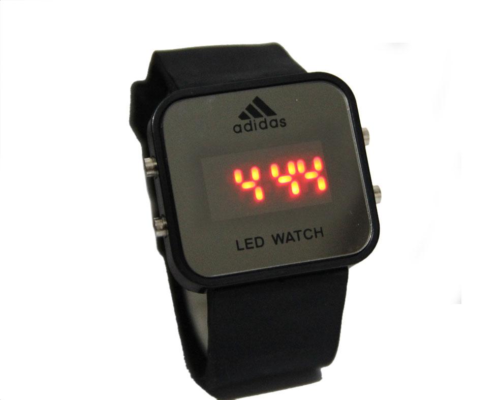 Jam Tangan Pria Dan Wanita -Jam LED Desain Square- Strap Rubber - Jam Murah - limited Edition - Model Terbaru