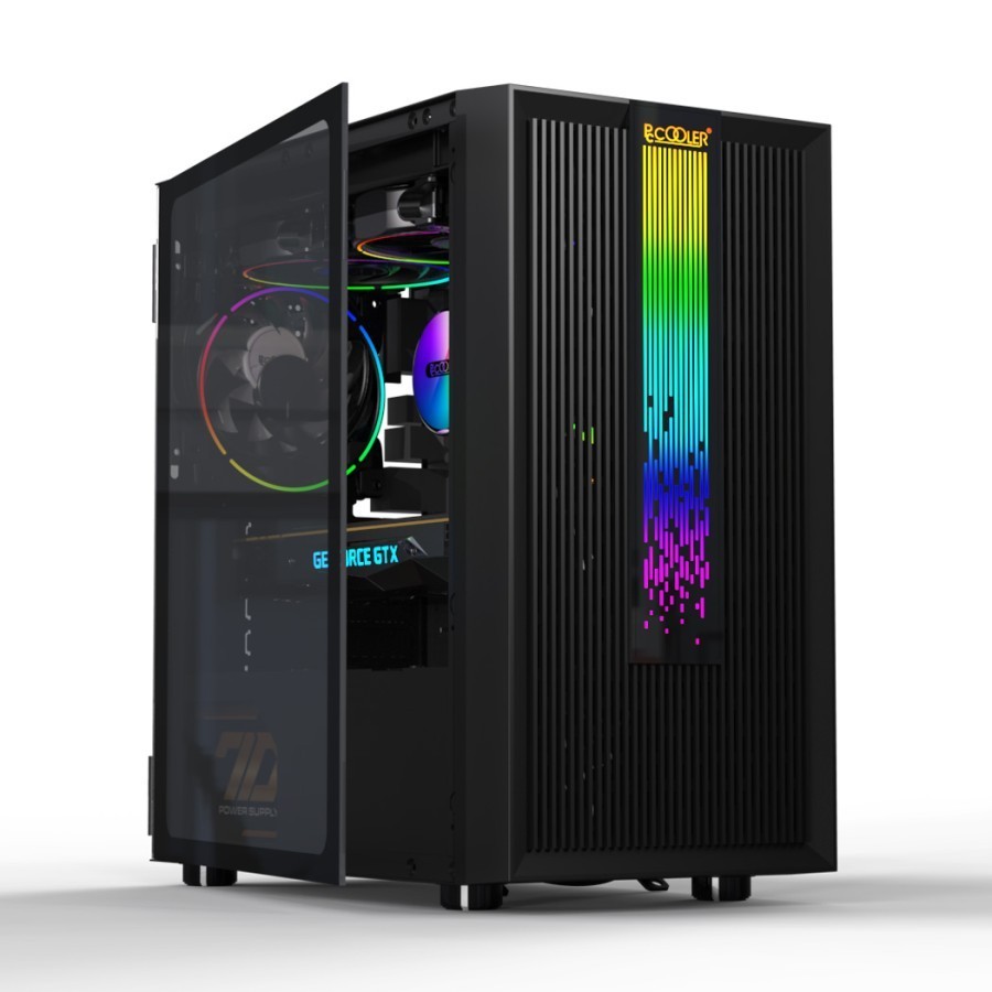 PCCooler Platinum LM200 Mesh RGB Casing Gaming | Lazada Indonesia