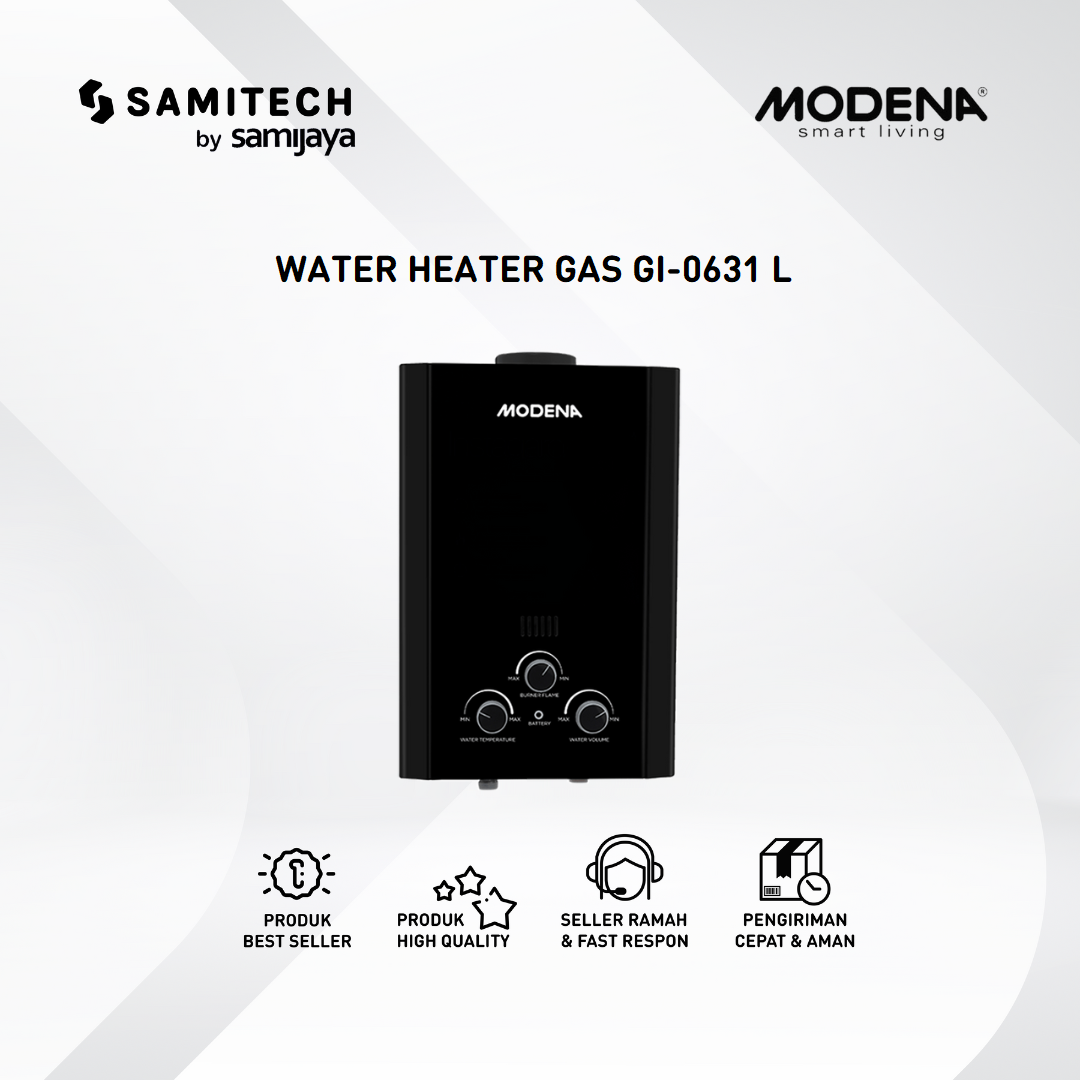 MODENA GI 0631 L Gas Water Heater 6 Liter Pemanas Air Gas | Lazada Indonesia