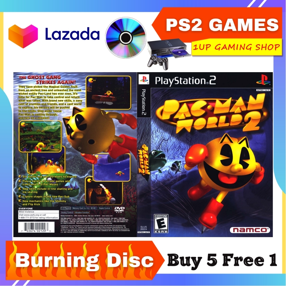 Kaset DVD Game PS2 Pacman World 2 Lazada Indonesia