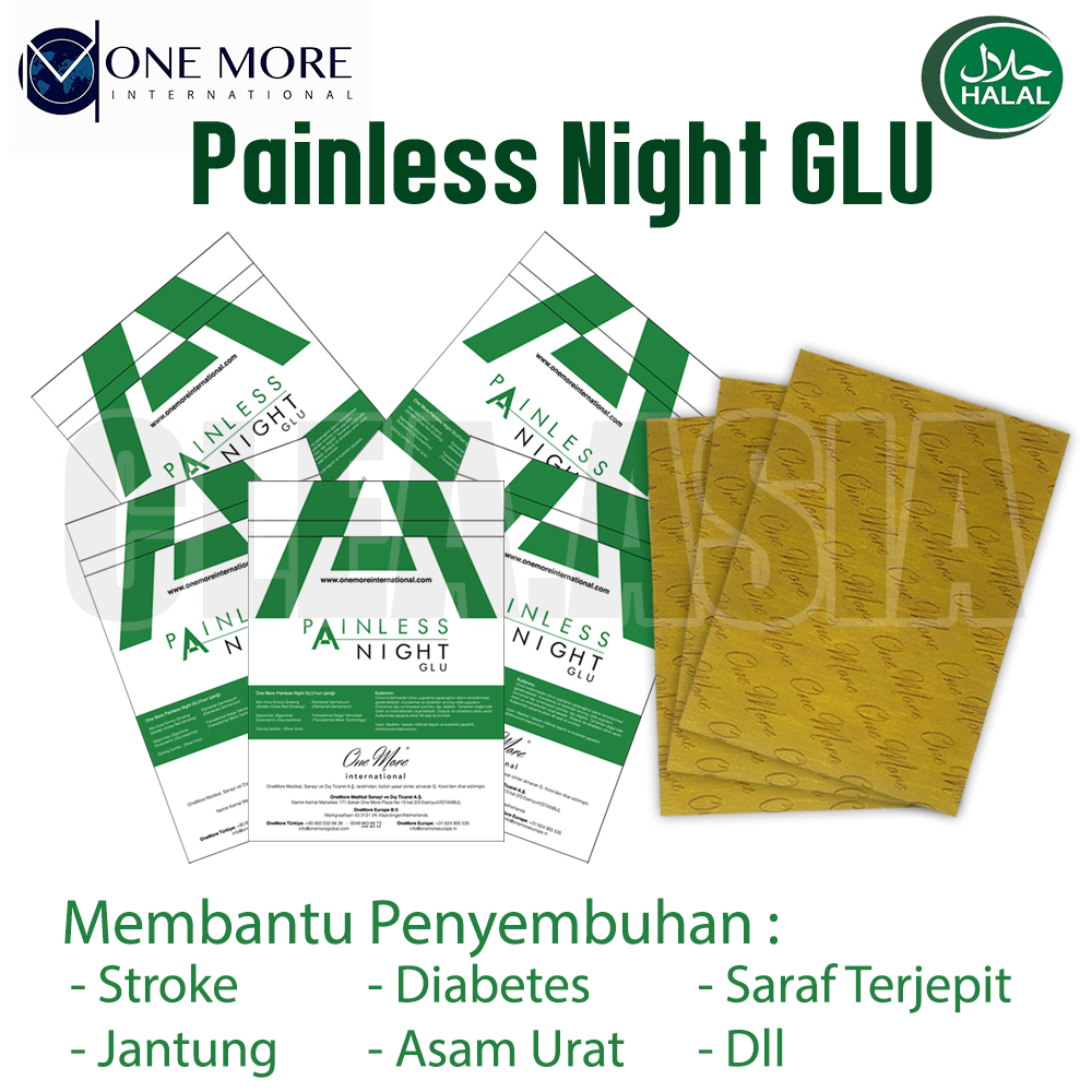 Painless Night Glu By One More Internasional Transdermal Technologyoriginal Dari Turki Png Lazada Indonesia