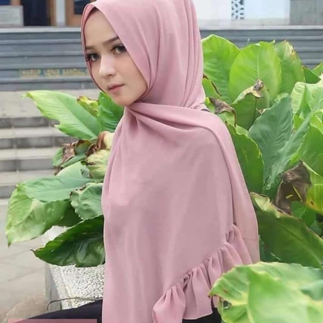 COD Hijab/Jilbab Instan Model pasmina terbaru termurah dan Terlaris / Kerudung Wanita terbaru ceruty babydol rempel / artha_jaya