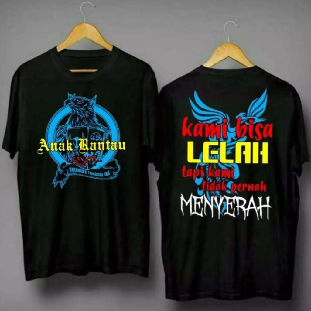 Sahabatkaos Grosir Kaos Distro Anak Rantau Sejati High Cotton Combed 30S / Atasan Pria / T-Shirt Pria / Sablon Depan Belakang