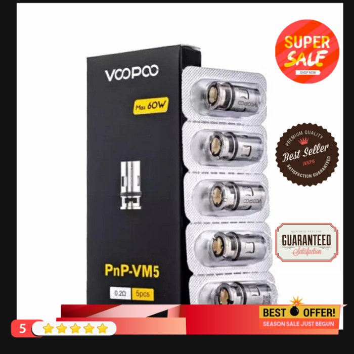 COIL PNPVM5 ARGUS PRO//COIL DRAG X//COIL DRAG S 0.2 0HM 60W 1 PCS