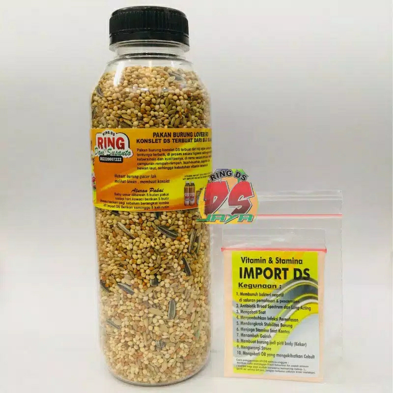 Paket Ring Ds Pakan Dan Vitamin Ds Original Produk Ring Ds Jaya