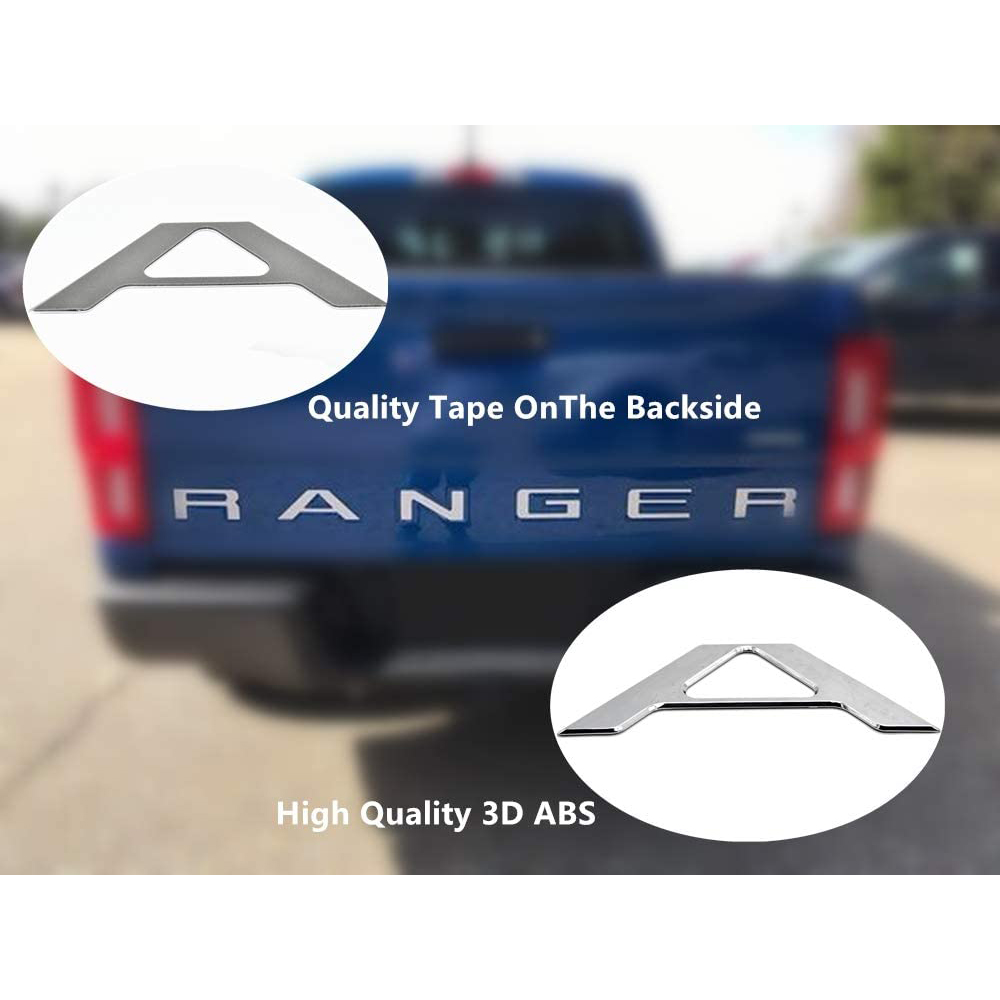 Chữ Chèn Cổng Sau Đề Can Nâng & Đề Can 3D Cho Ford Ranger 2019 2020, Biểu Tượng Cổng Sau Chữ Cái