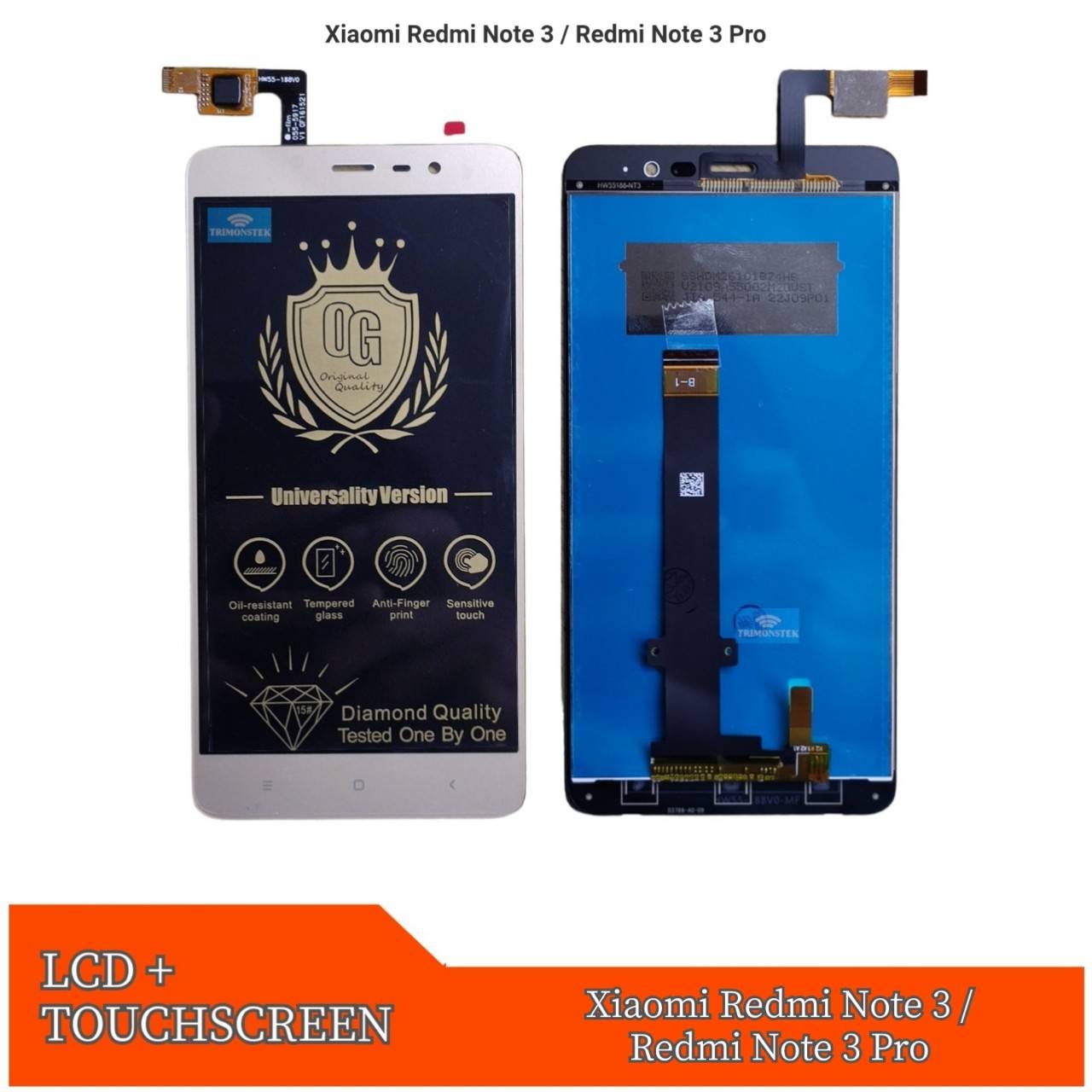 lcd redmi note 3 original