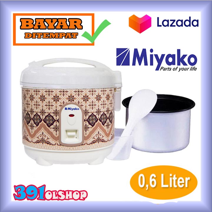 Miyako Mini Rice Cooker PSG607 Motif Batik 0,6 Liter Lazada Indonesia