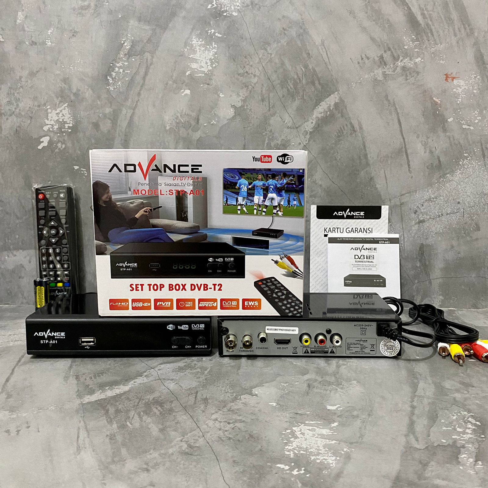 SET TOP BOX STB TV DIGITAL EWS / SET TOP BOX TV ADVAN/Set Top Box Tv