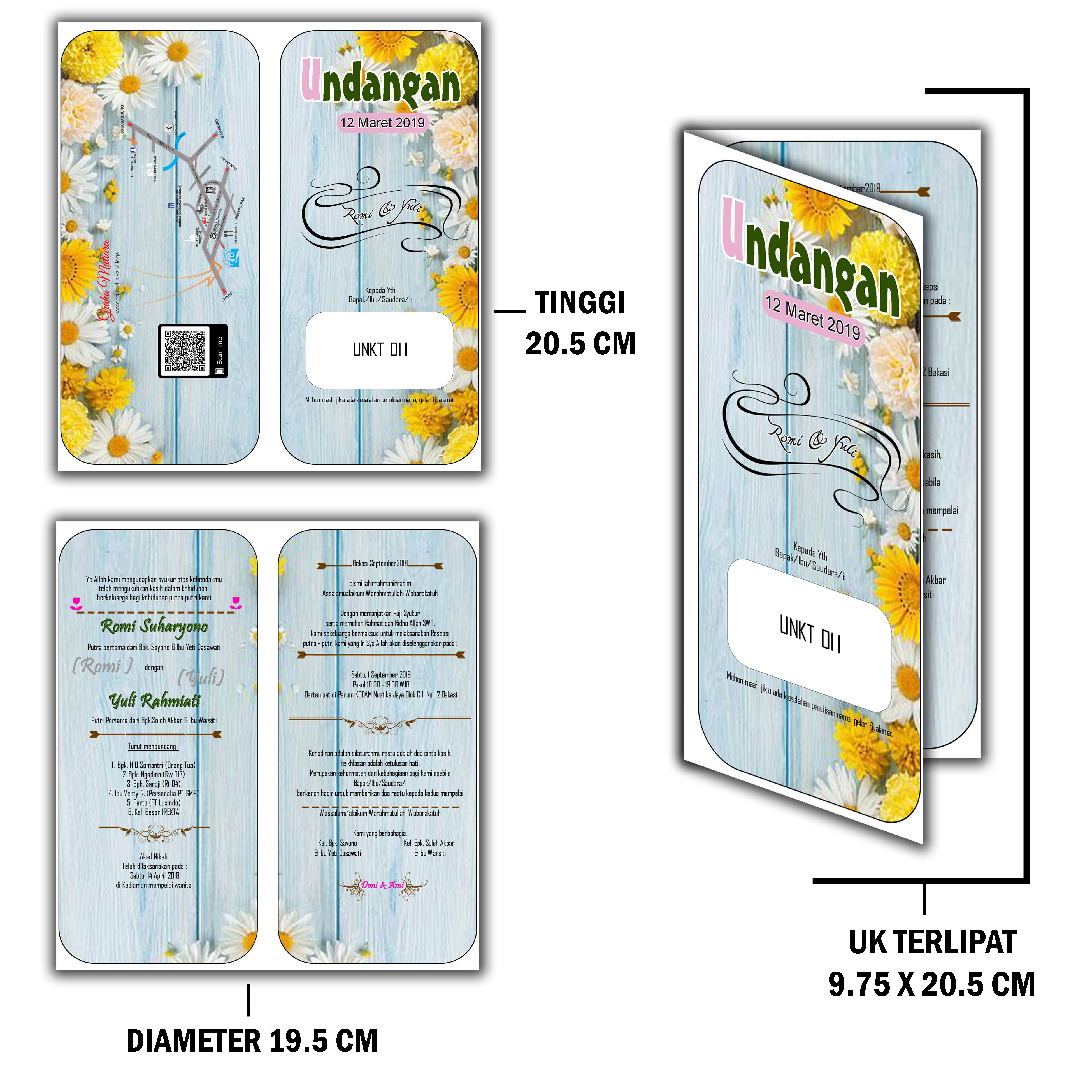 ISI 50 PCS UNDANGAN PERNIKAHAN SURAT UNDANGAN NIKAH KERTAS UNDANGAN