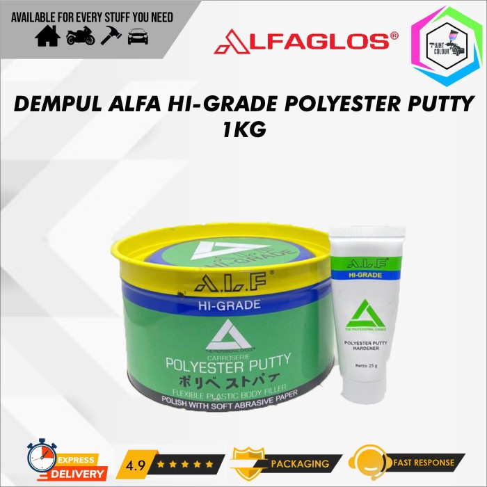 DEMPUL ALFA HIGRADE POLYESTER PUTTY 1KG Lazada Indonesia