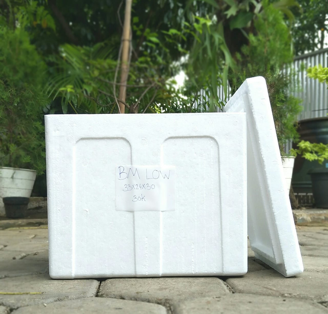 Styrofoam Box Isi 5 kg Sterofoam Box BM LOW Ukuran 34×25×30 cm Stero