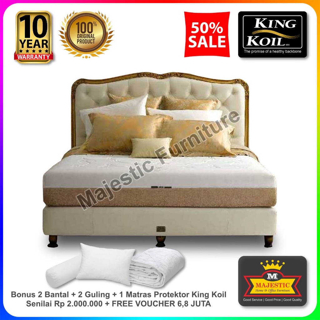 Set Spring Bed King Koil Princess Anna Embrace Anna Jogja Lazada