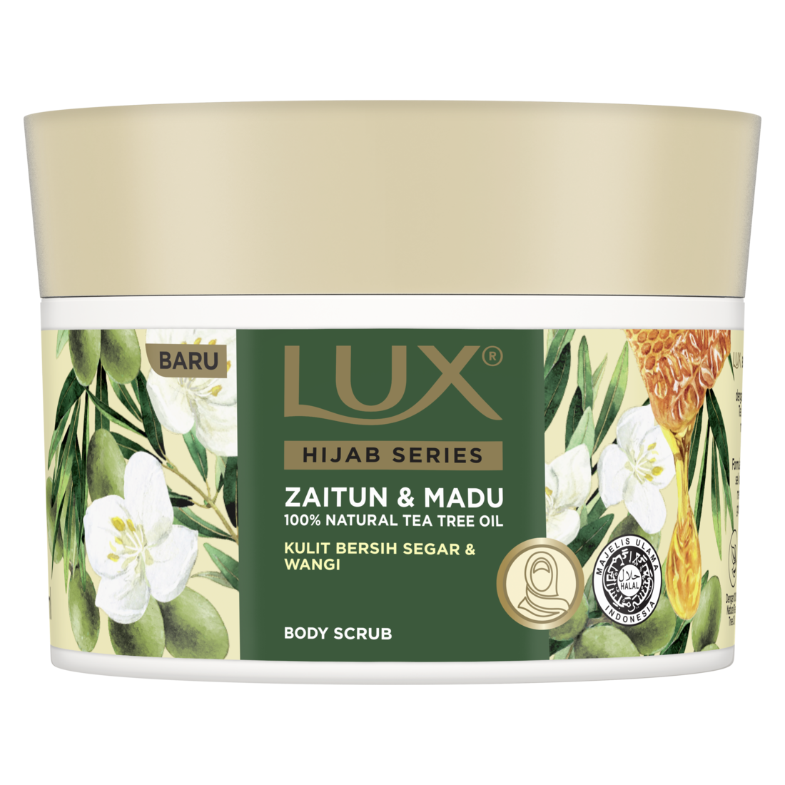 Lux Hijab Series Olive Honey Body Scrub 100ml Lazada Indonesia