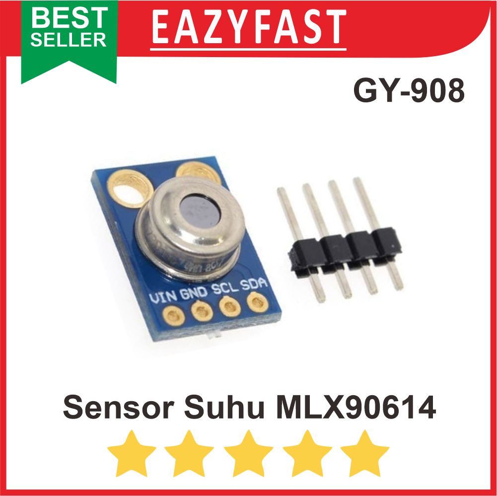 GY-906 MLX90614 Temperature Sensor Suhu IR non-Contact Contactless ...