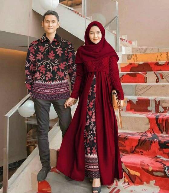 JJ - cp wenda - baju couple terbaru - bisa bayar di tempat - cod - harga sudah sepasang - all size - pria kemeja LD104 PJG60 - wanita maxi lengan panjang LD100 PJG135 LB140 - fashion couple - batik couple - pakaian couple - busana couple