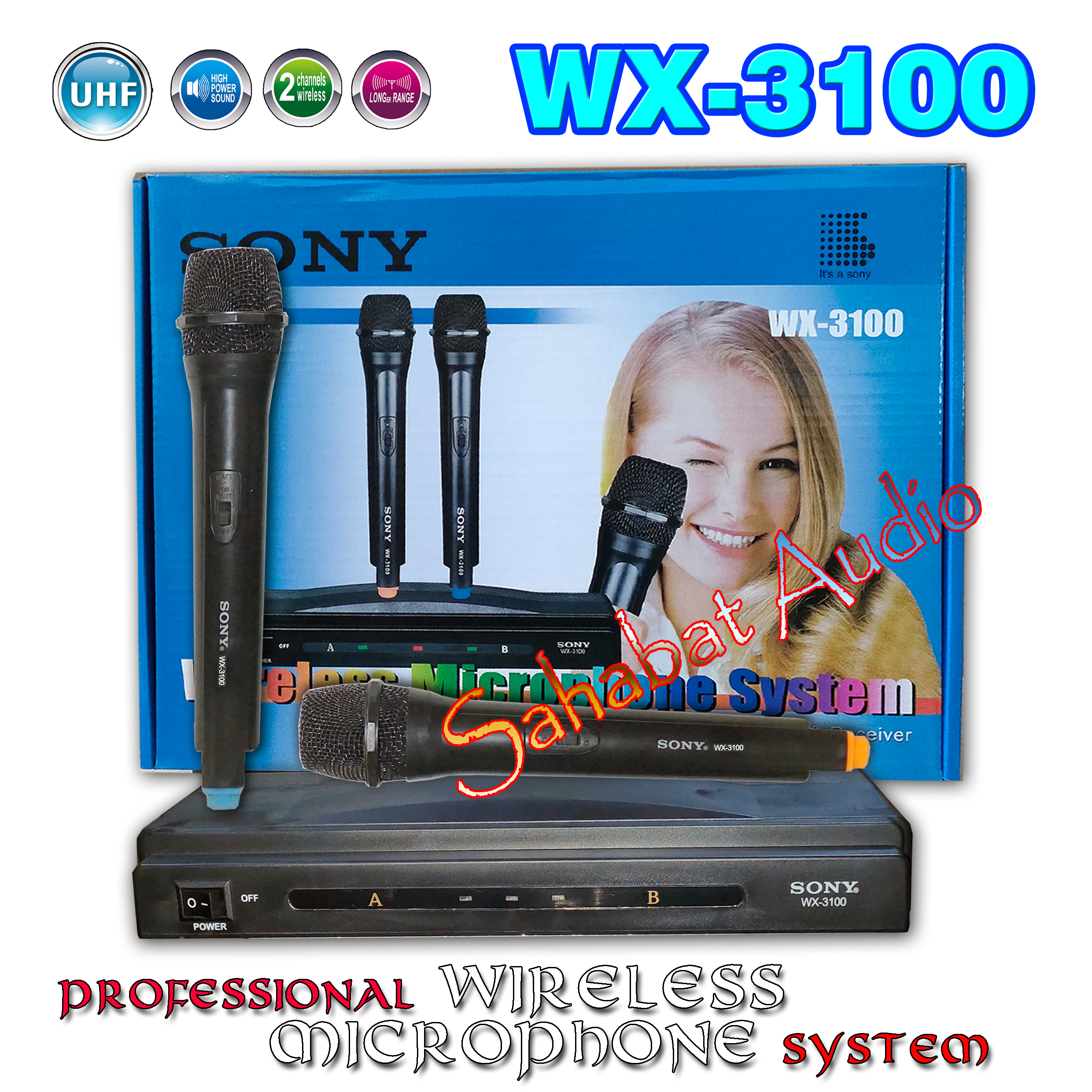 Wireless Mic WX 3100 / Microphone Wireless WX 3100 / Mic WX3100