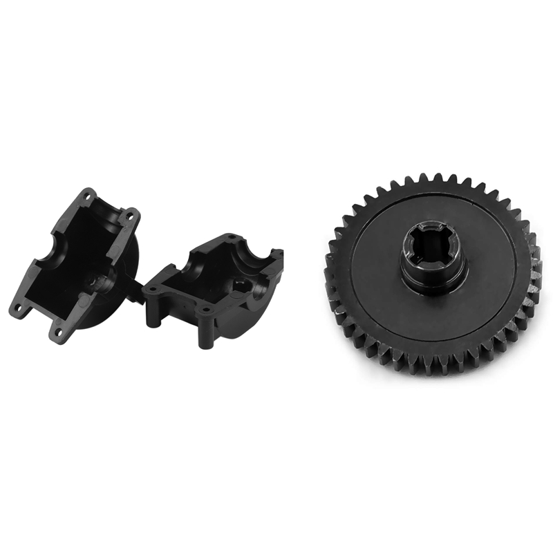 Steel Diff Differential Main Gear 42T with Safety Box Shell Differential Gear Box,for 1/18 WLtoys A959-B A969-B RC Car