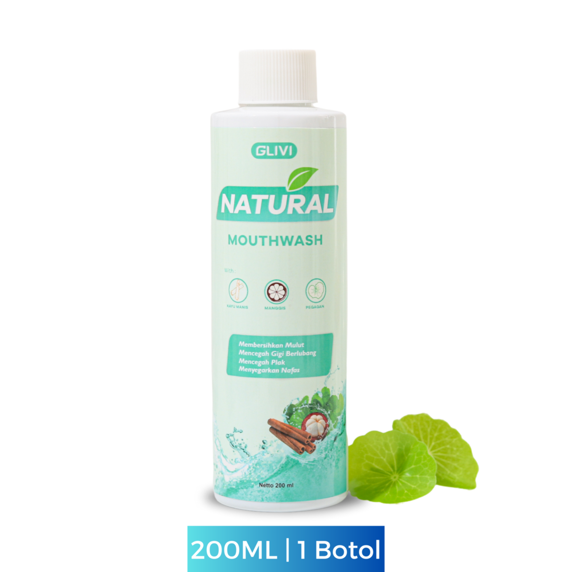 Glivi Mouthwash antiseptik obat kumur anti bau mulut antibacterial