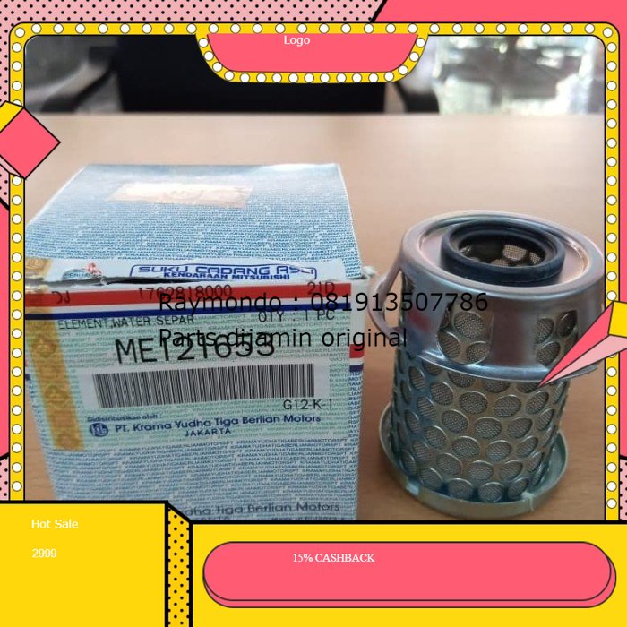 element water separator Mitsubishi canter Lazada Indonesia