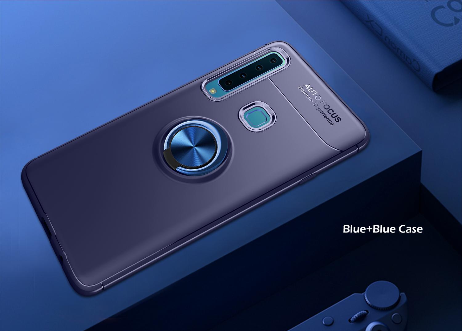 Samsung Galaxy A9 2018 Case Socket Crome Autofocus With Holder iRing 360 Rotation