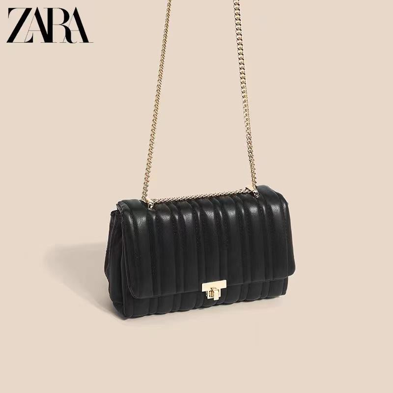 BARU!! TAS WANITA ZARA QUILTED MIDI CROSSBODY BAG PREMIUM IMPORT