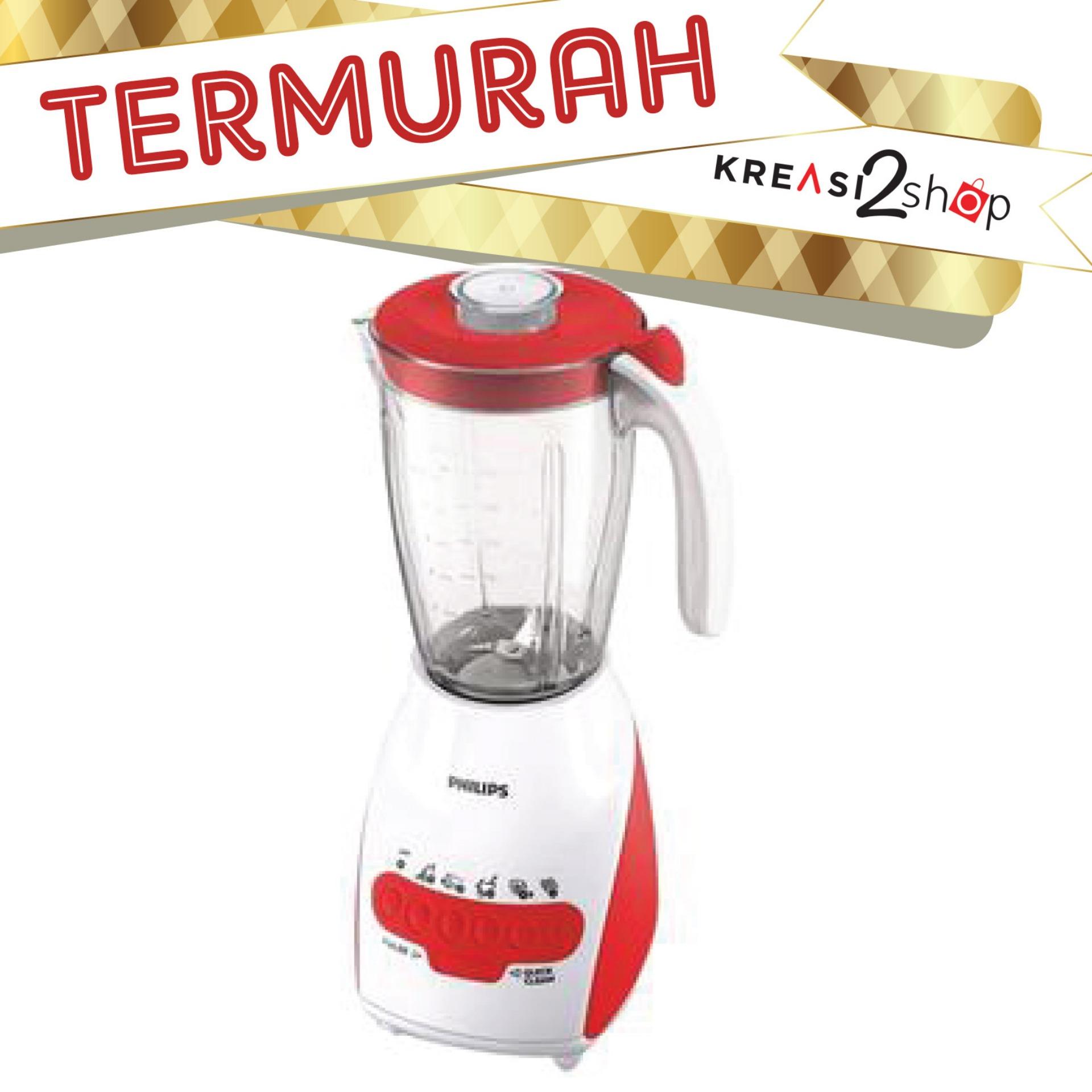 Philips Plastic Blender / Blender Plastik HR2115/63 Red Merah