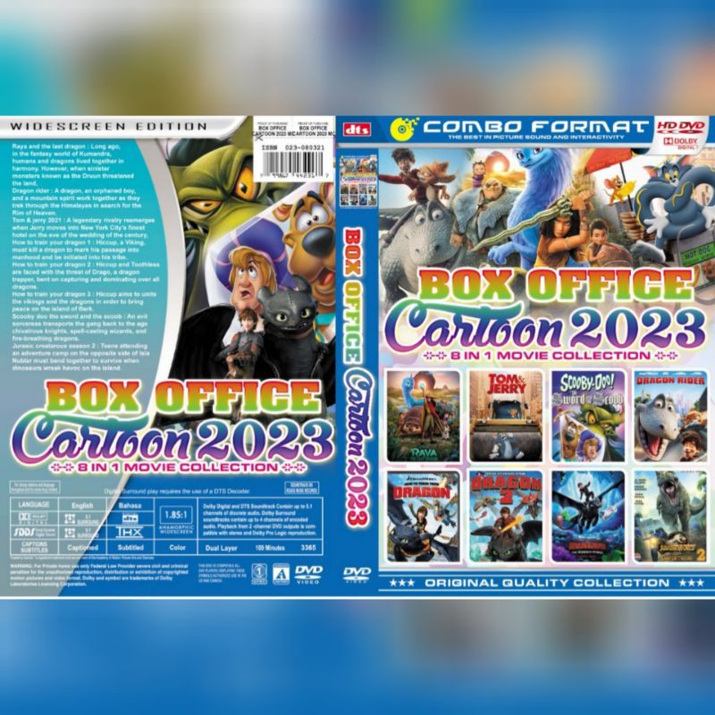 KASET DVD FILM KOLEKSI TERBARU BOX OFFICE CARTOON 2023 Lazada Indonesia