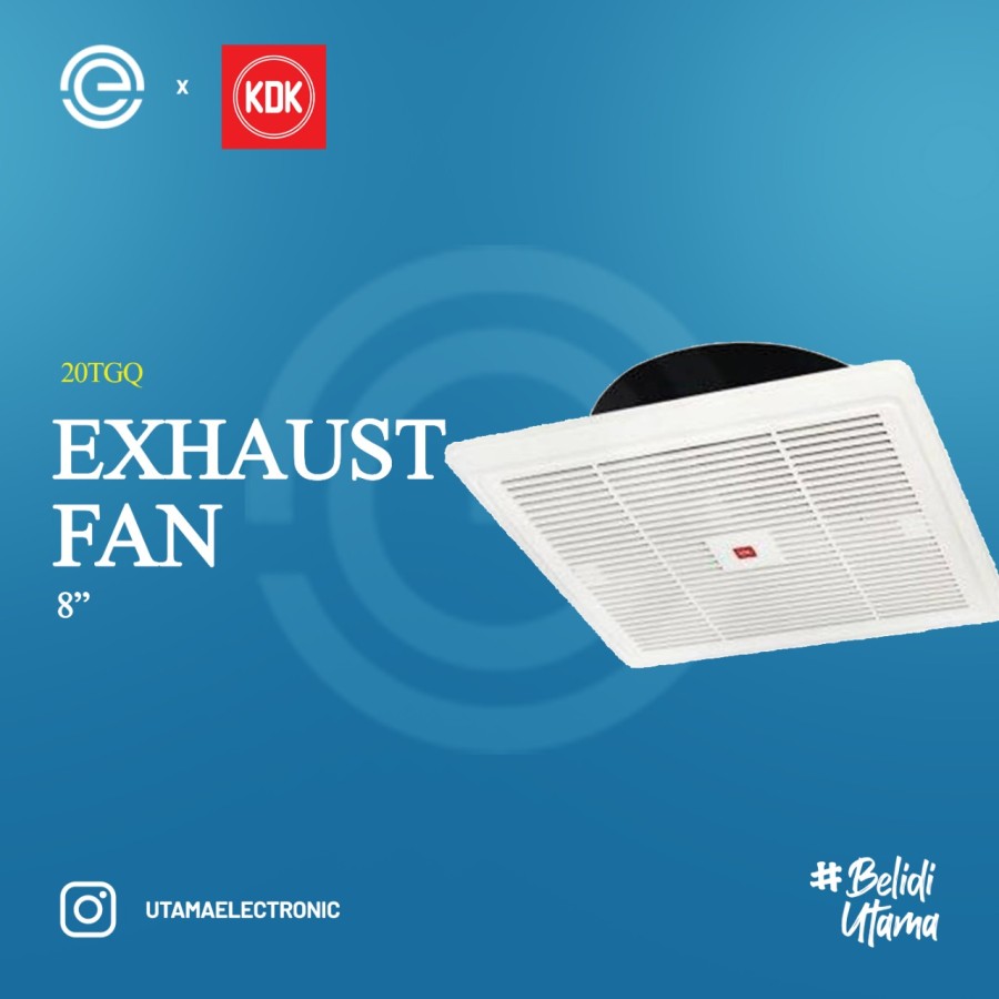 KDK Exhaust Fan Ceiling 8 Inch 20TGQ Lazada Indonesia
