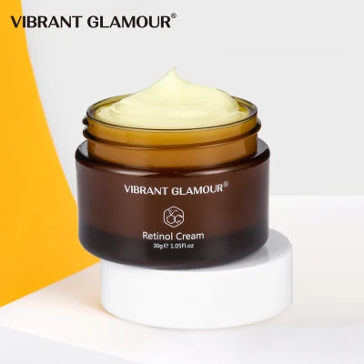 VIBRANT GLAMOUR Retinol Repair Skin Face Cream Collagen Remove Wrinkle Firming Anti-Aging Whitening Brightening Moisturizing Nourishing Serum Skin Care 30g