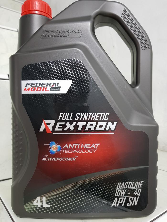 Oli Federal Rextron Anti Heat SAE 10W-40 API SN Fully Synthetic 4L