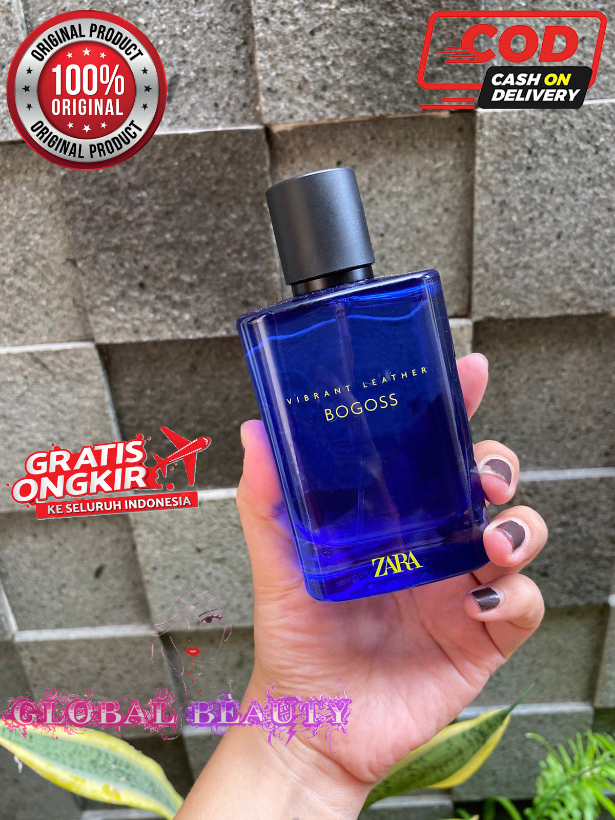 TERMURAH! PARFUM ORIGINAL ZARA VIBRANT LEATHER BOGOSS FOR MEN EDP