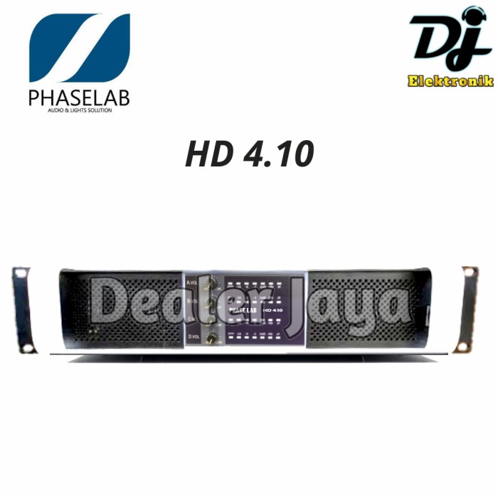 Power Amplifier Phaselab / Phase Lab HD4.10 / HD 4.10 4 channel