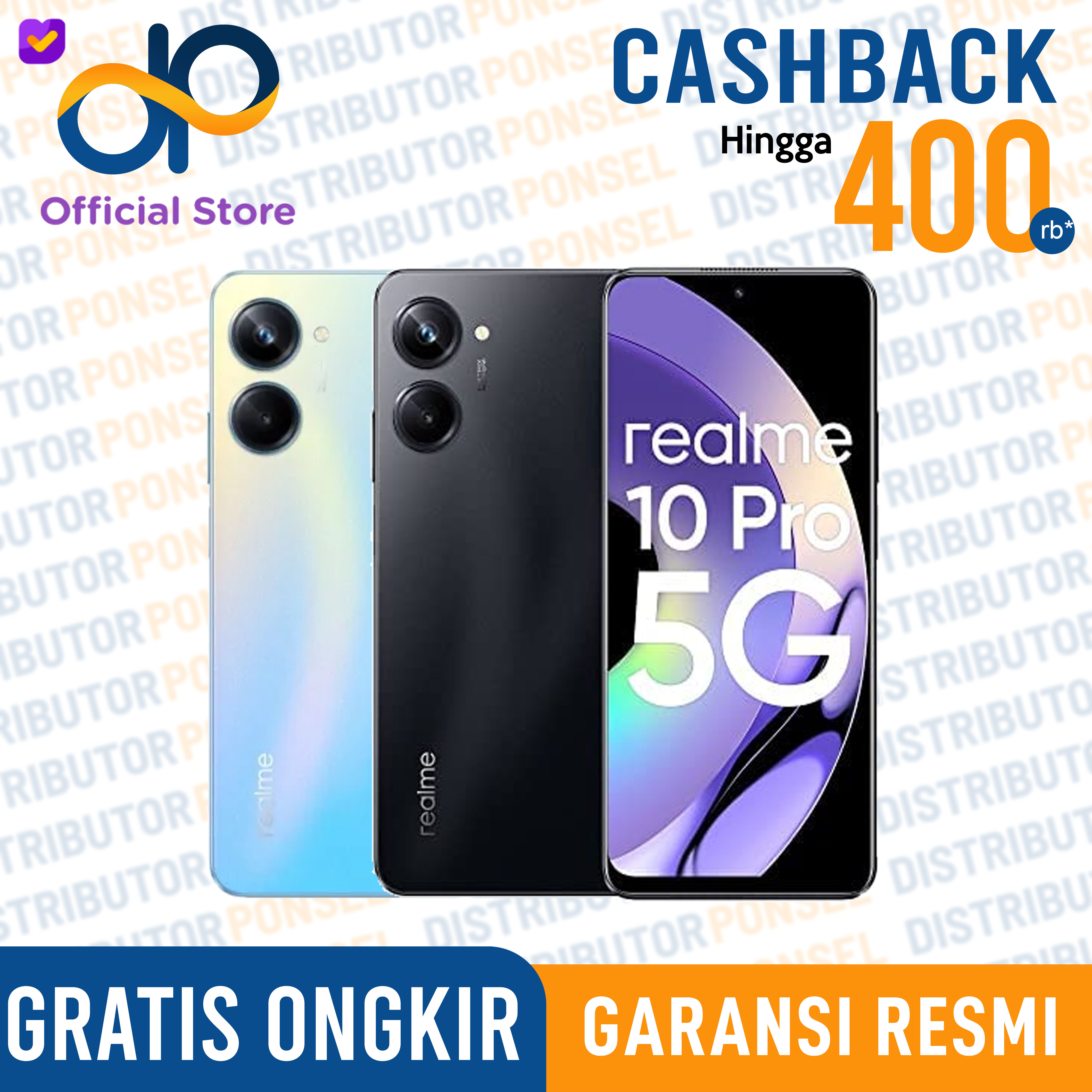 Realme 10 Pro 8/256GB Garansi Resmi Realme 10 Pro 8 GB 256 GB | Lazada ...