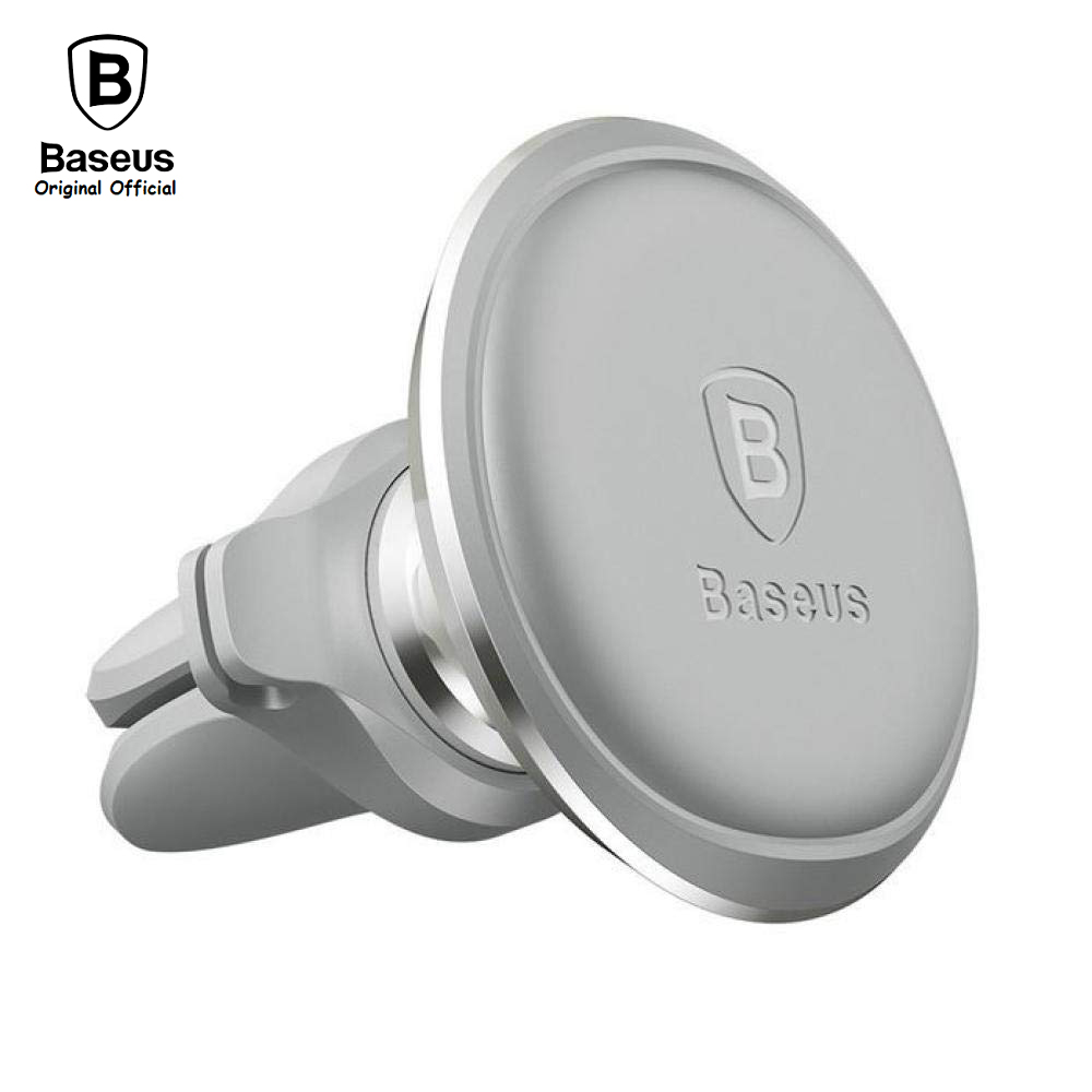 BASEUS ORIGINAL Car Holder Magnetic Air Vent SILVER Mobile Phone