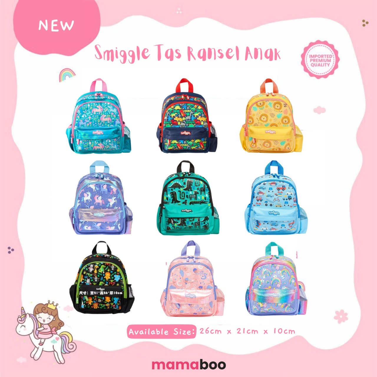 Smiggle mini backpack Lazada Indonesia